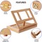 7 Elements Wooden Tabletop Easel with Palette and Storage Drawer - Adjustable Portable Desktop for Art, Painting and Drawing
